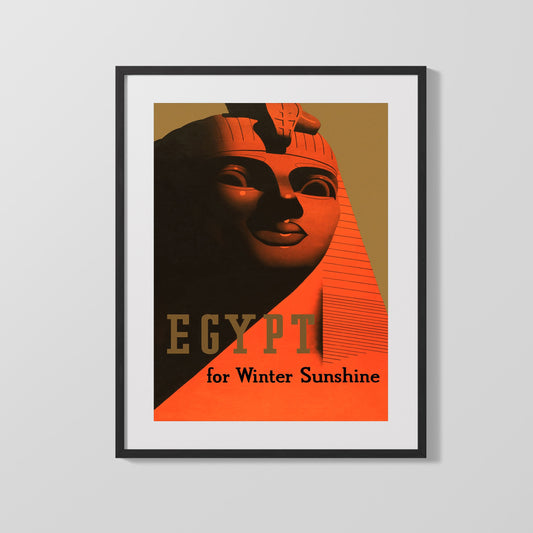 Classic Travel Poster - Egypt - Winter Sunshine