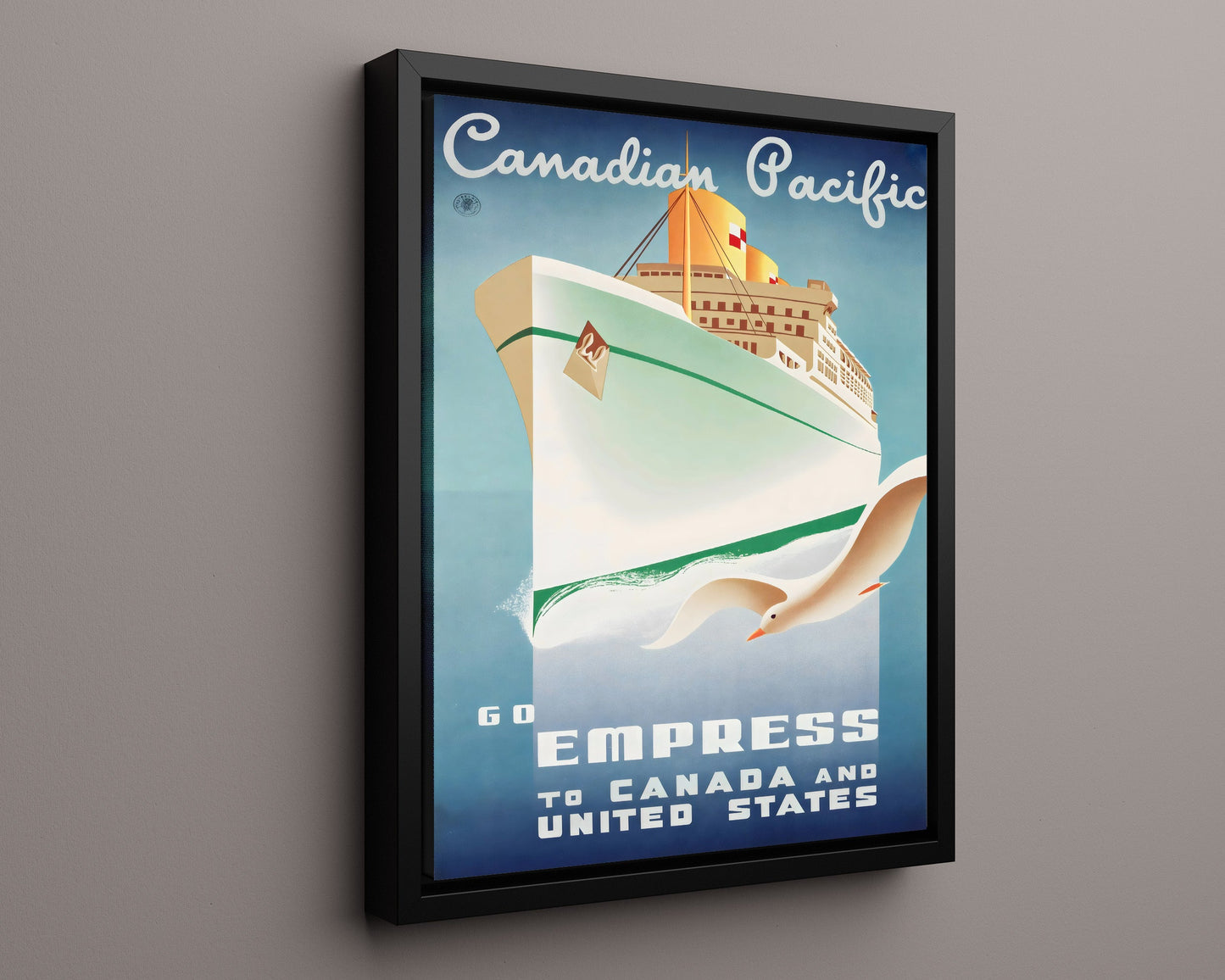 Classic Travel Poster - Empress - Canada Pacific