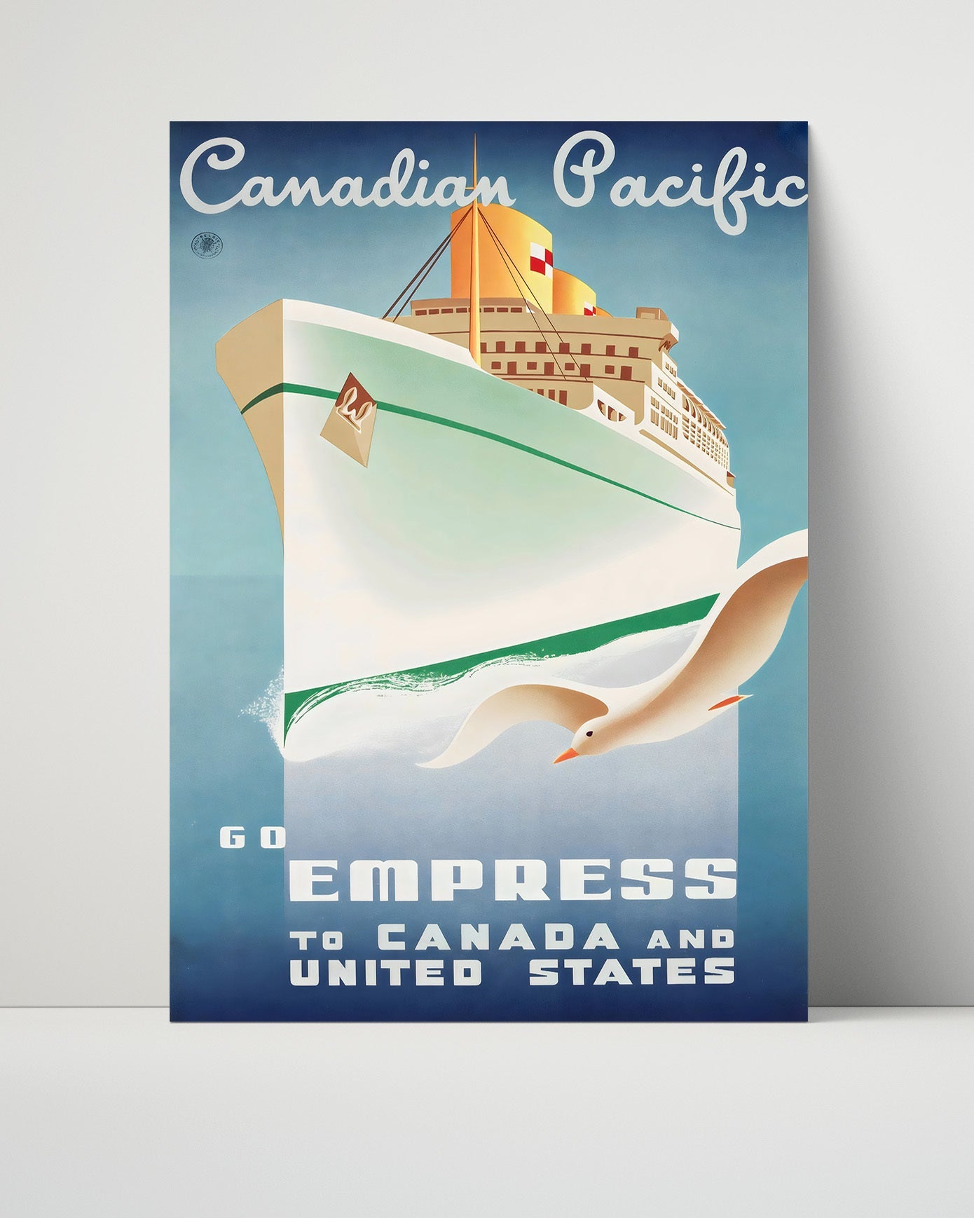 Classic Travel Poster - Empress - Canada Pacific