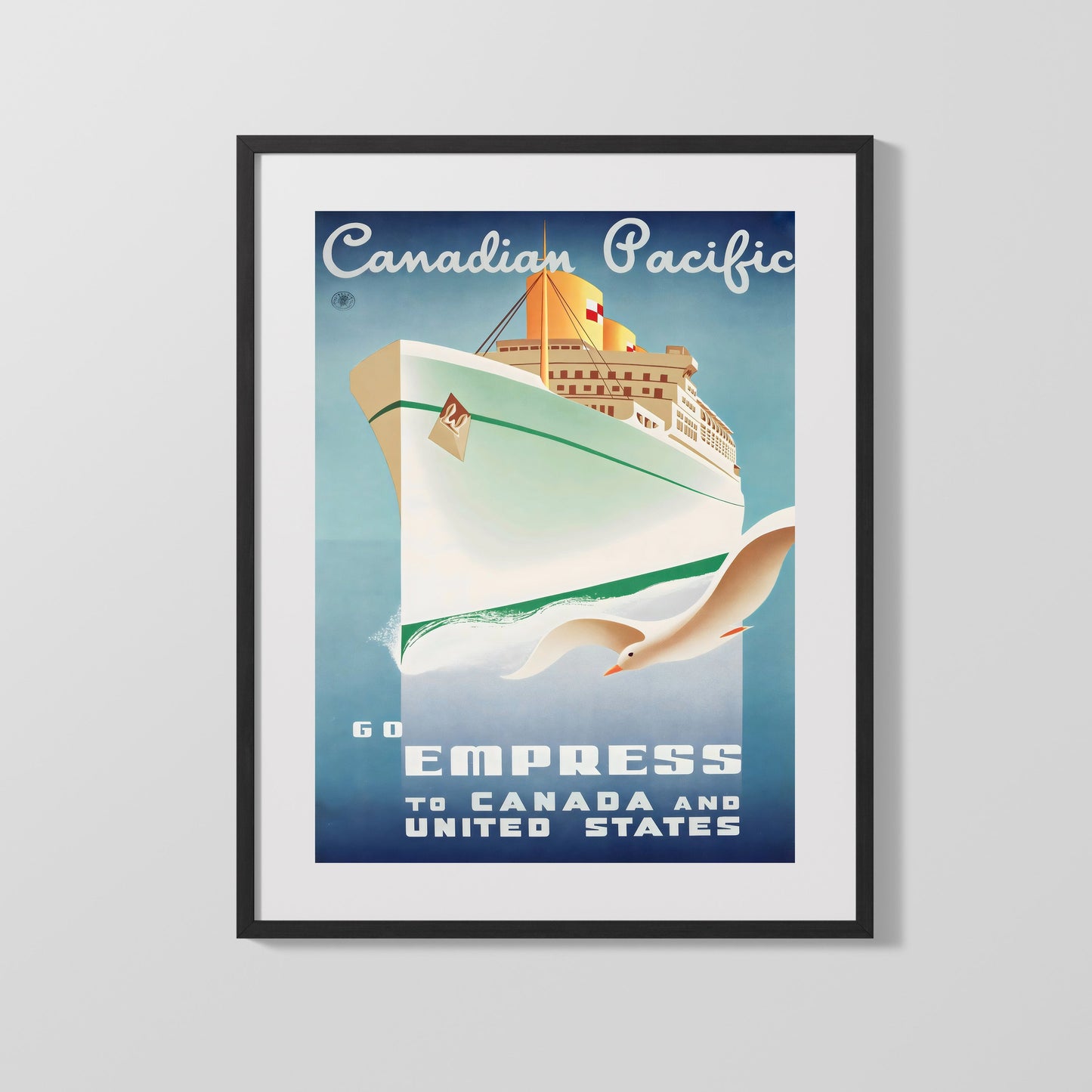 Classic Travel Poster - Empress - Canada Pacific