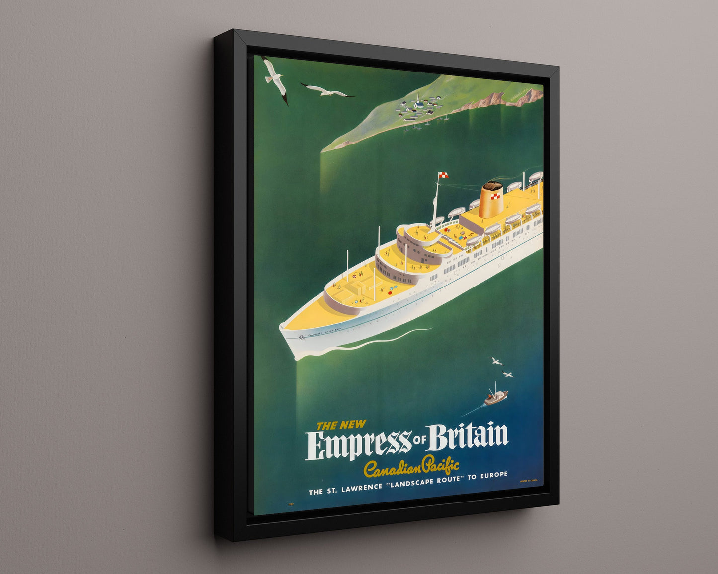 Classic Travel Poster - Empress of Britain - Canadian Pacific