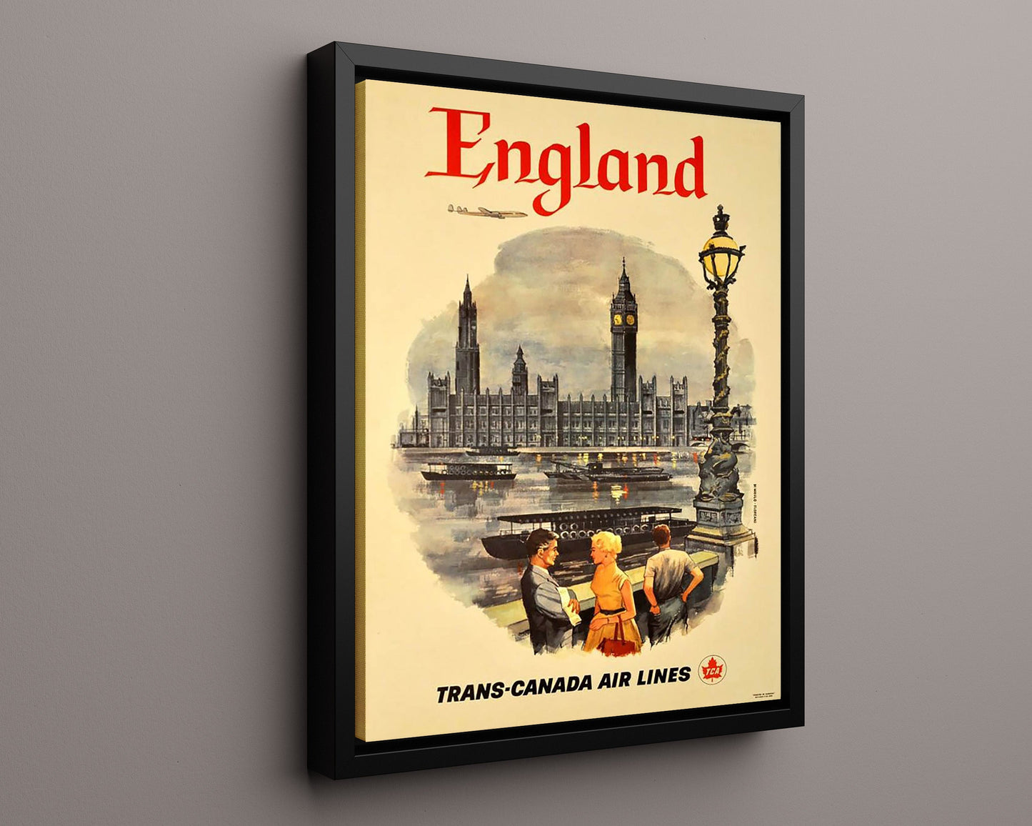 Classic Travel Poster - England - Big Ben TCA