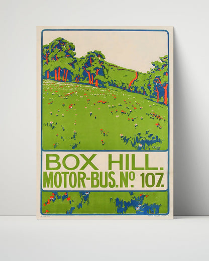 Classic Travel Unframed Poster -  England - Box Hill