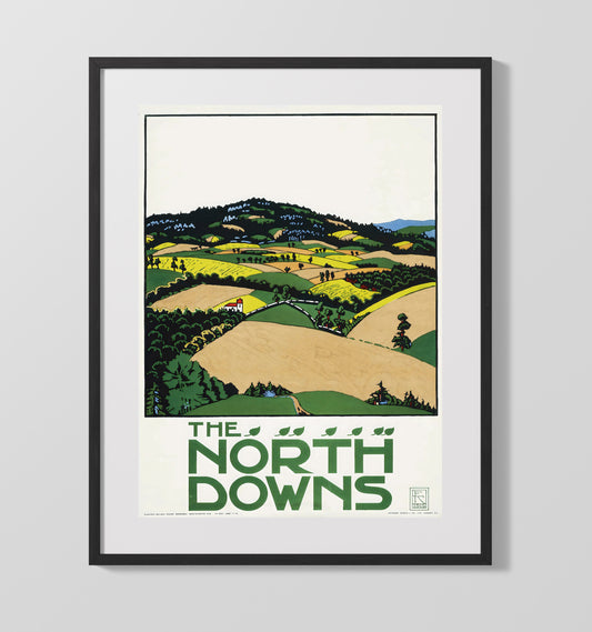 England North Downs - Travel - 16x20 Gallery Frame