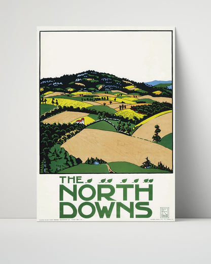 Classic Travel Unframed Poster -  England - North Downs
