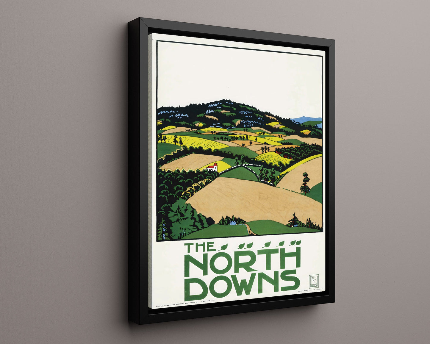 Classic Travel Poster - England - North Downs