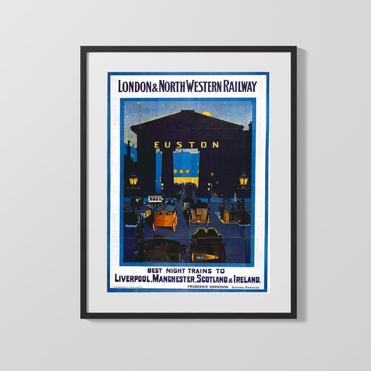 Classic Travel Poster - Euston - London Railway