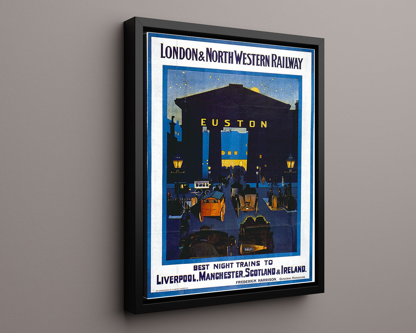 Classic Travel Poster - Euston - London Railway