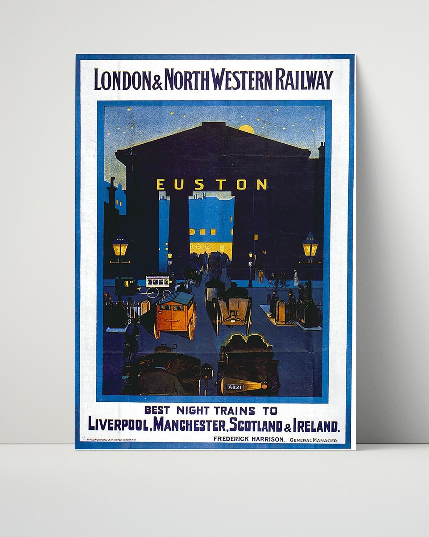 Classic Travel Unframed Poster -  Euston - London Railway
