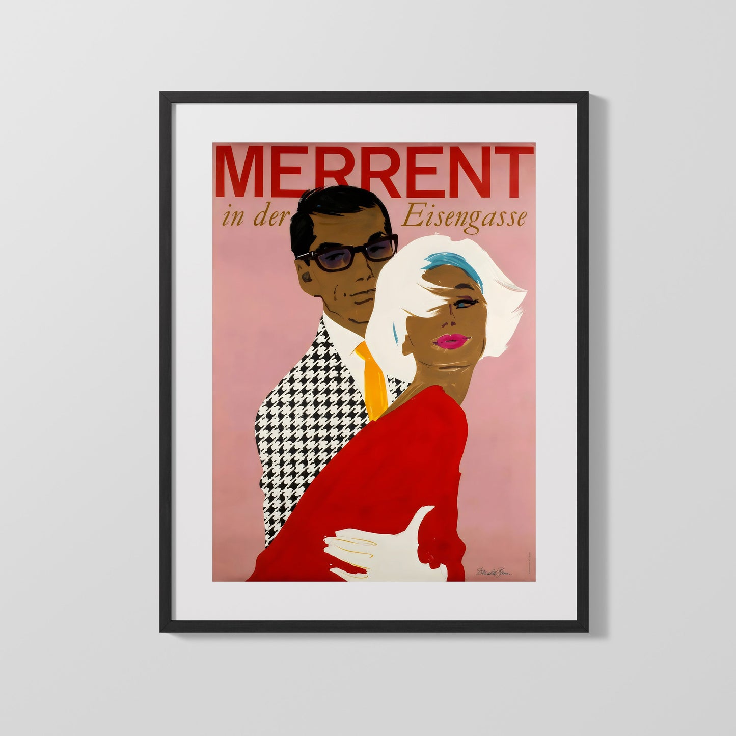 Classic Travel Poster - Fashion - Mer Rent Eisengasse