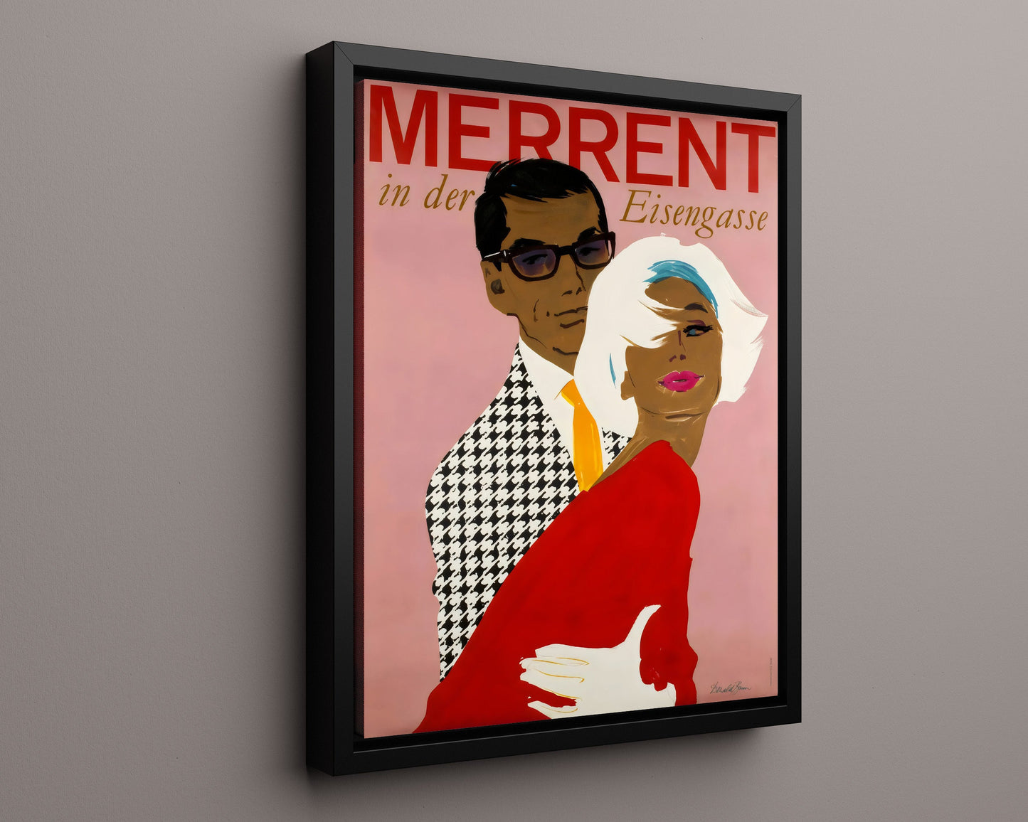 Classic Travel Poster - Fashion - Mer Rent Eisengasse