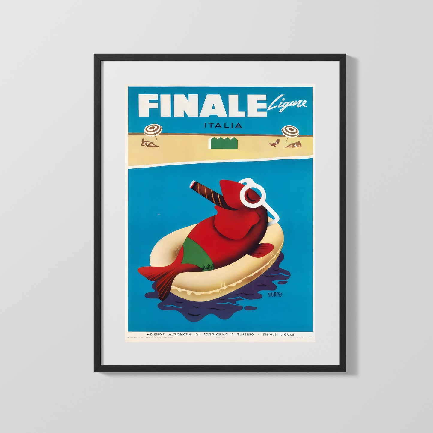 Classic Travel Poster - Finale Ligure - Italy