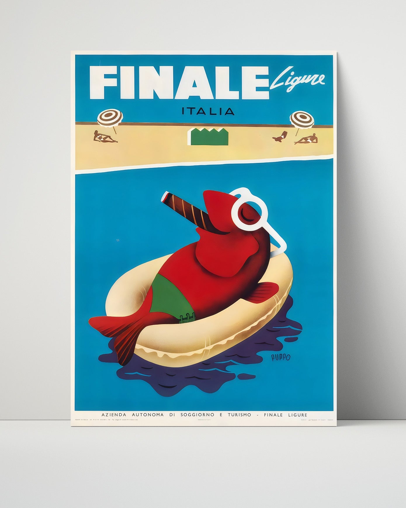Classic Travel Poster - Finale Ligure - Italy