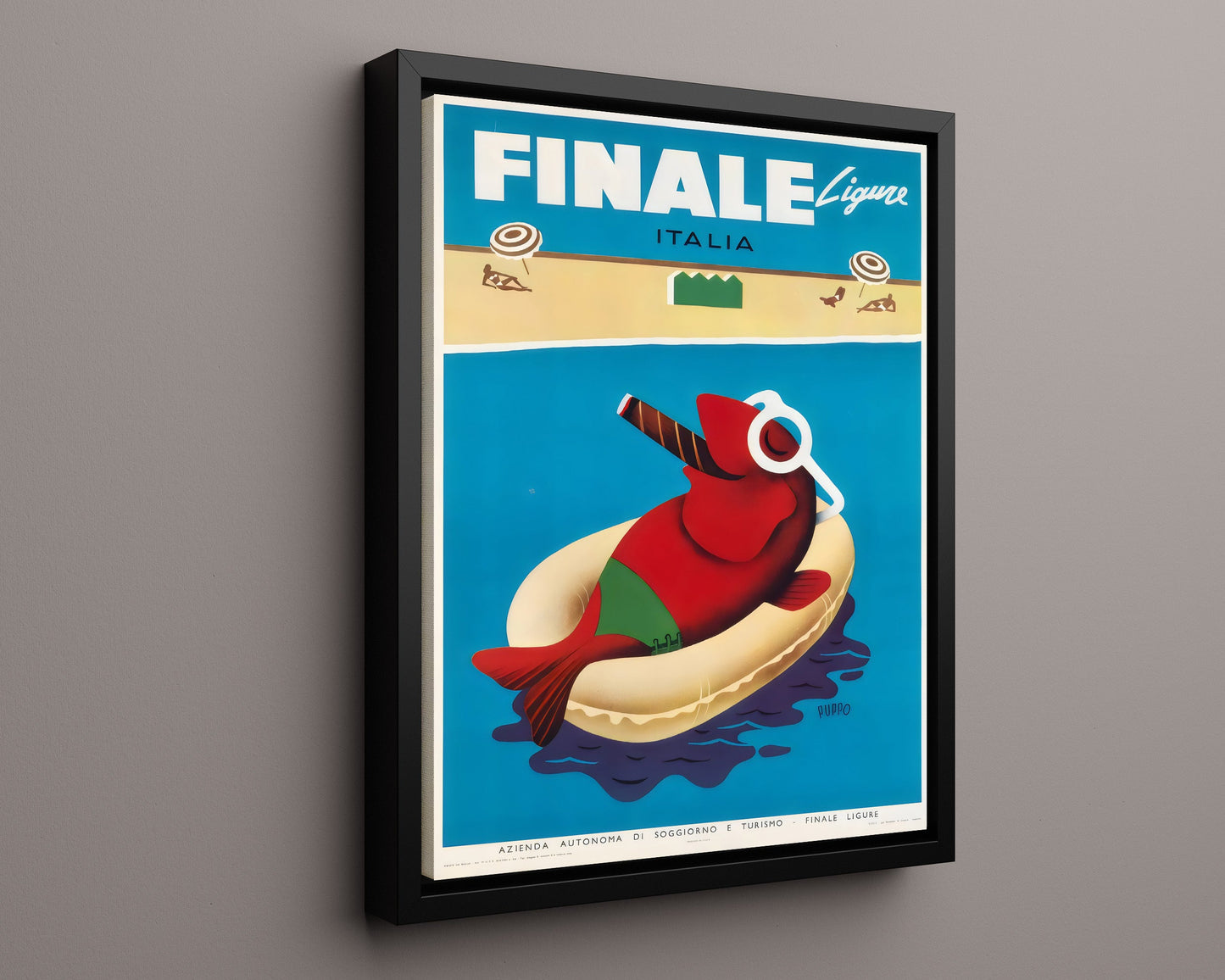 Classic Travel Poster - Finale Ligure - Italy