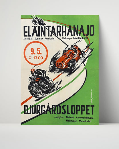 Classic Travel Unframed Poster -  Finland - Djurgardsloppet Race