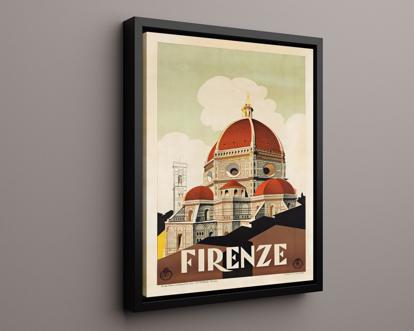 Classic Travel Poster - Florence - Duomo Cathedral