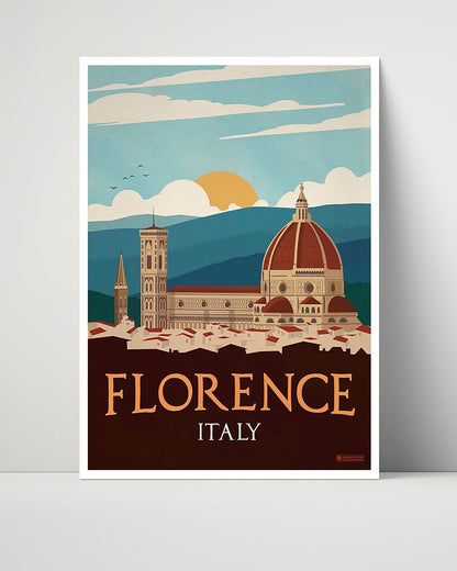 Classic Travel Unframed Poster -  Florence - Italy