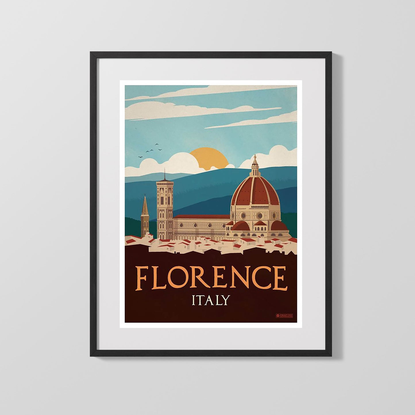 Classic Travel Poster - Florence - Italy