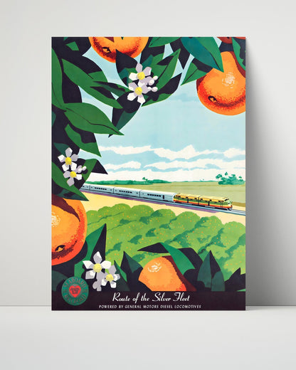 Classic Travel Unframed Poster -  Florida - Silver Fleet