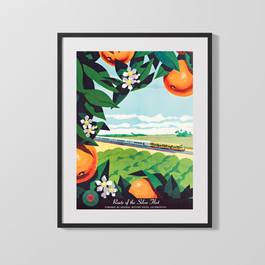 Classic Travel Poster - Florida - Silver Fleet