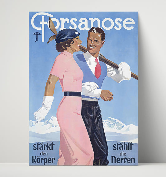 Forsanose Ski Resort Poster - Travel - 16x20 Unframed Print