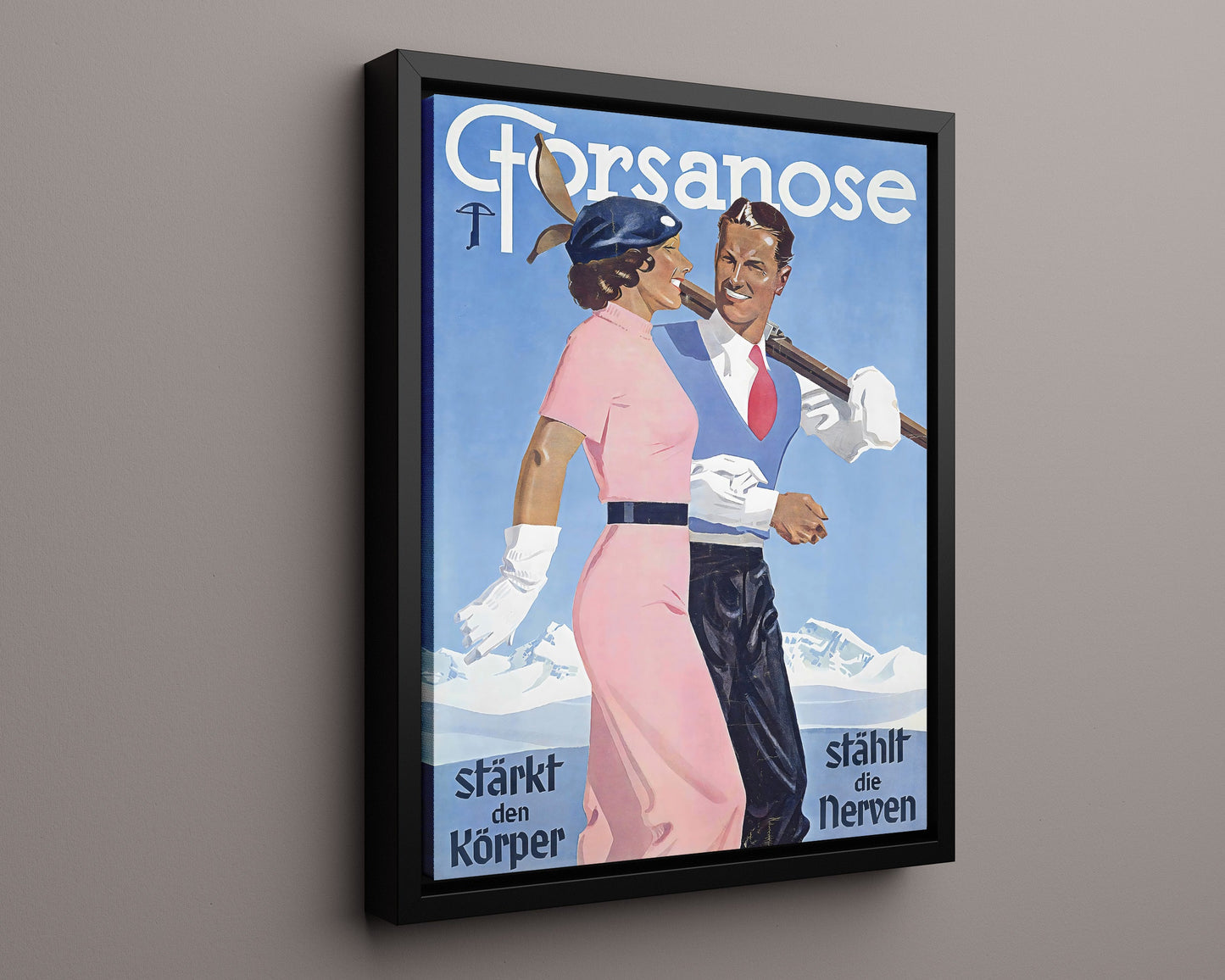 Classic Travel Poster - Forsanose - Ski Resort Poster