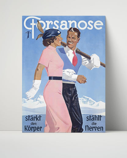 Classic Travel Unframed Poster -  Forsanose - Ski Resort Poster