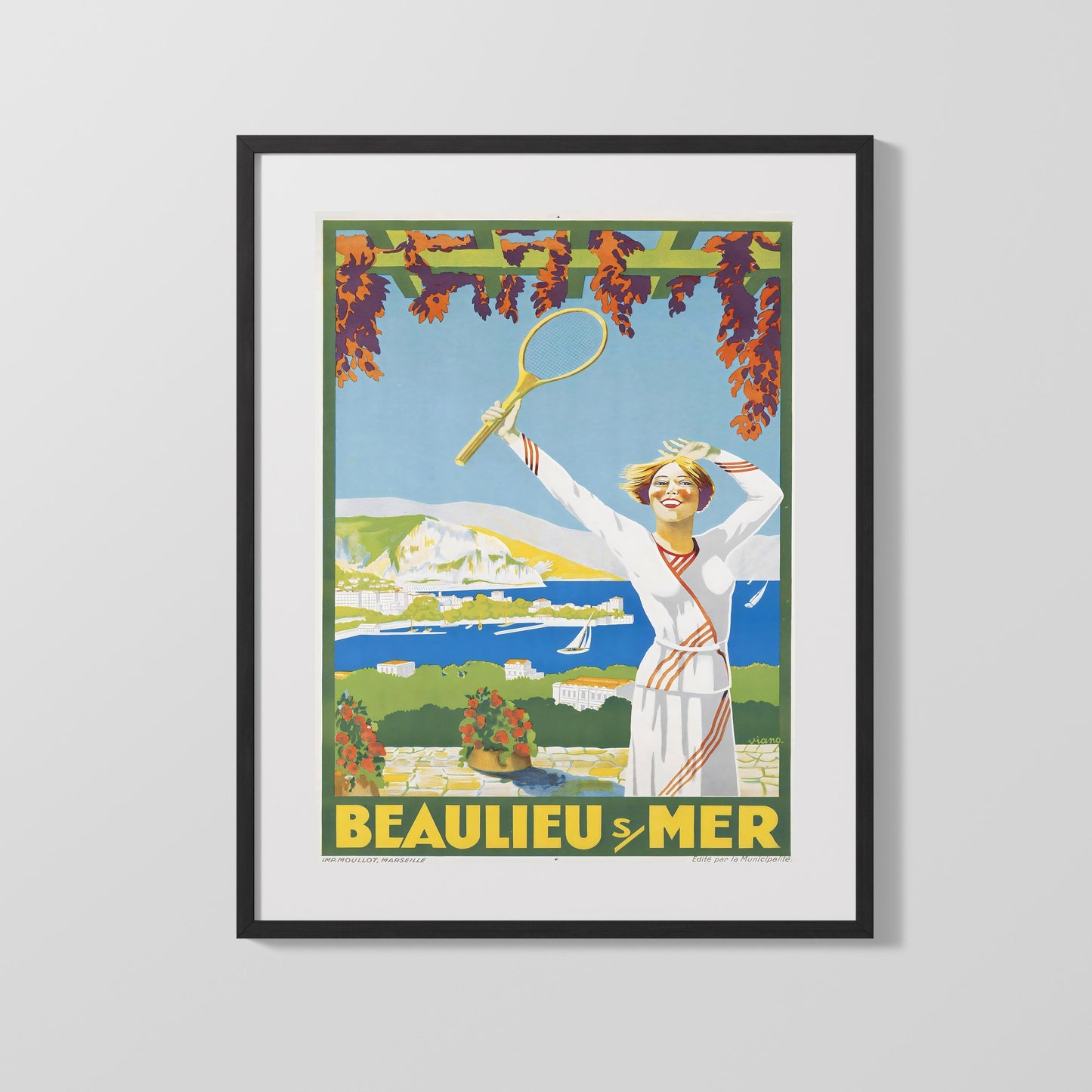 Classic Travel Poster - France - Beaulieu-sur-Mer