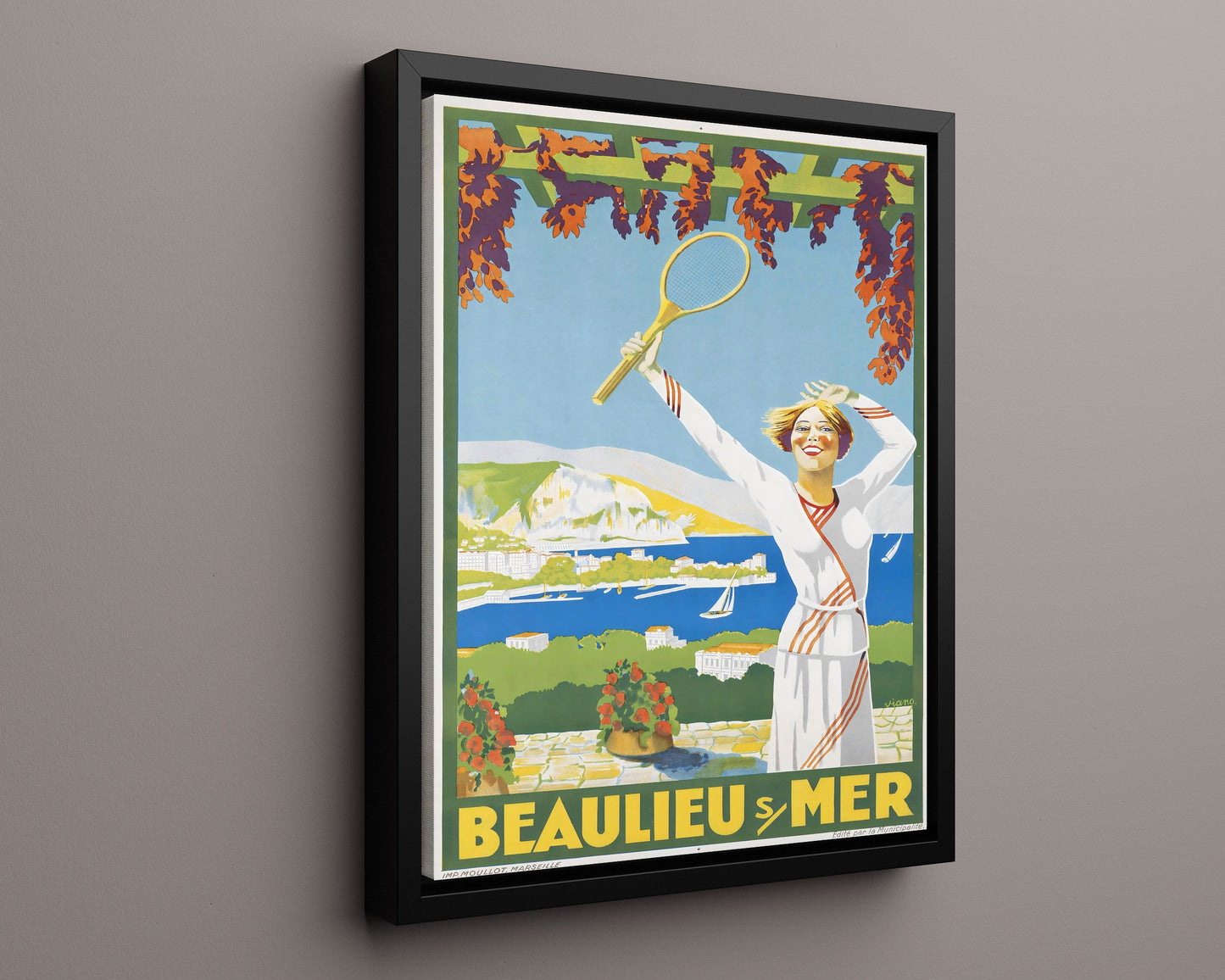 Classic Travel Poster - France - Beaulieu-sur-Mer