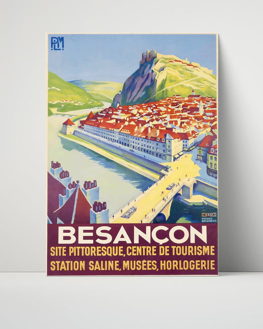 Classic Travel Unframed Poster -  France - Besancon