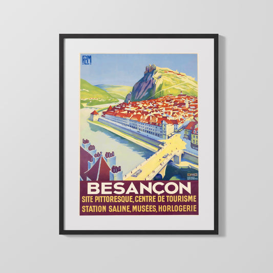 Classic Travel Poster - France - Besancon