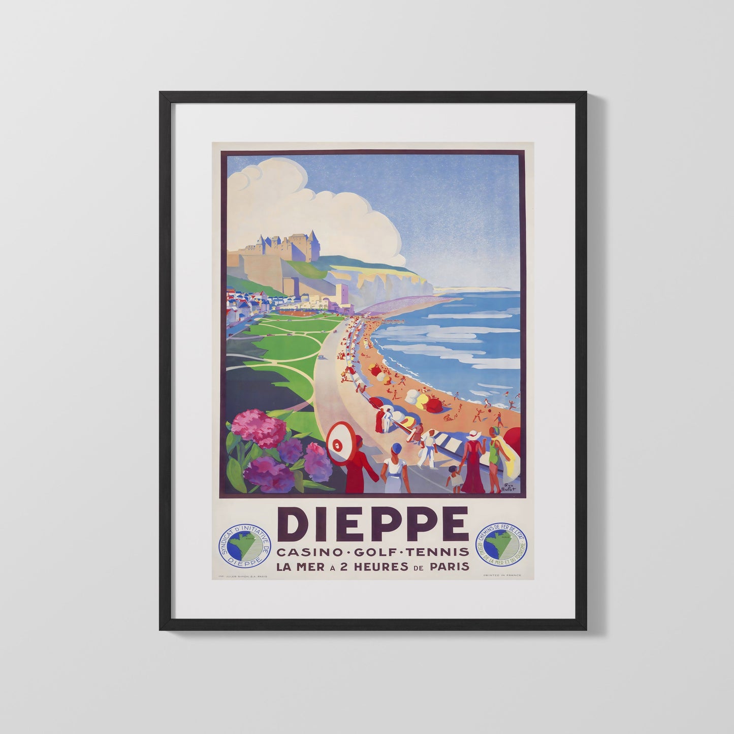 Classic Travel Poster - France - Dieppe