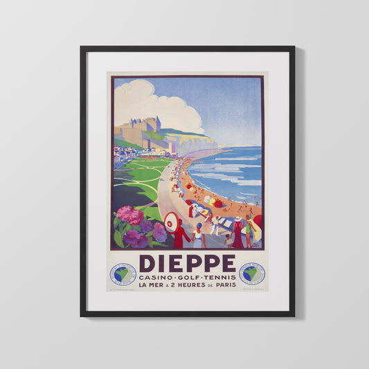 Classic Travel Poster - France - Dieppe