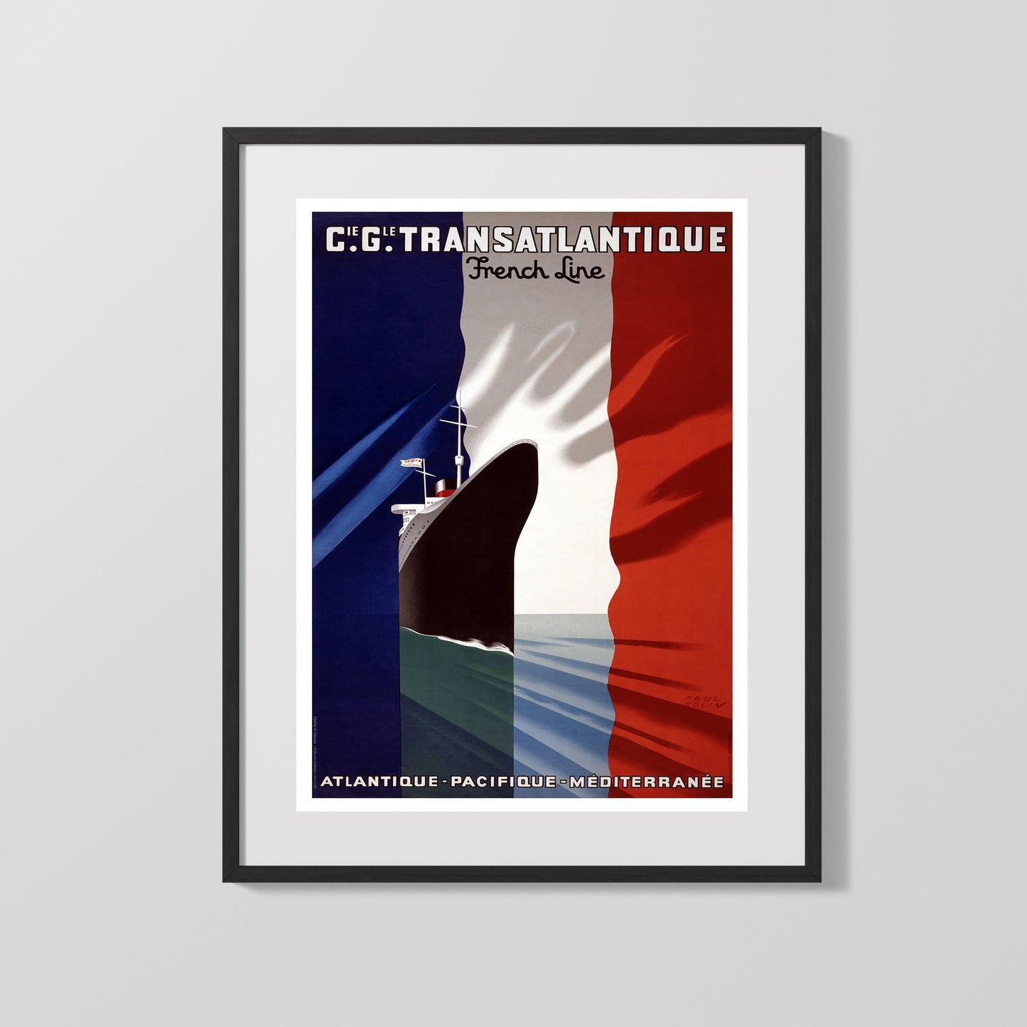 Classic Travel Poster - France - FrenchLine