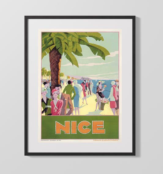 France Nice - Travel - 16x20 Gallery Frame