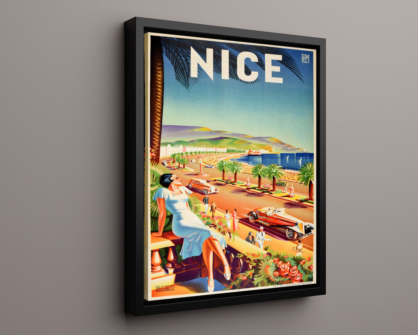 Classic Travel Poster - France - Nice