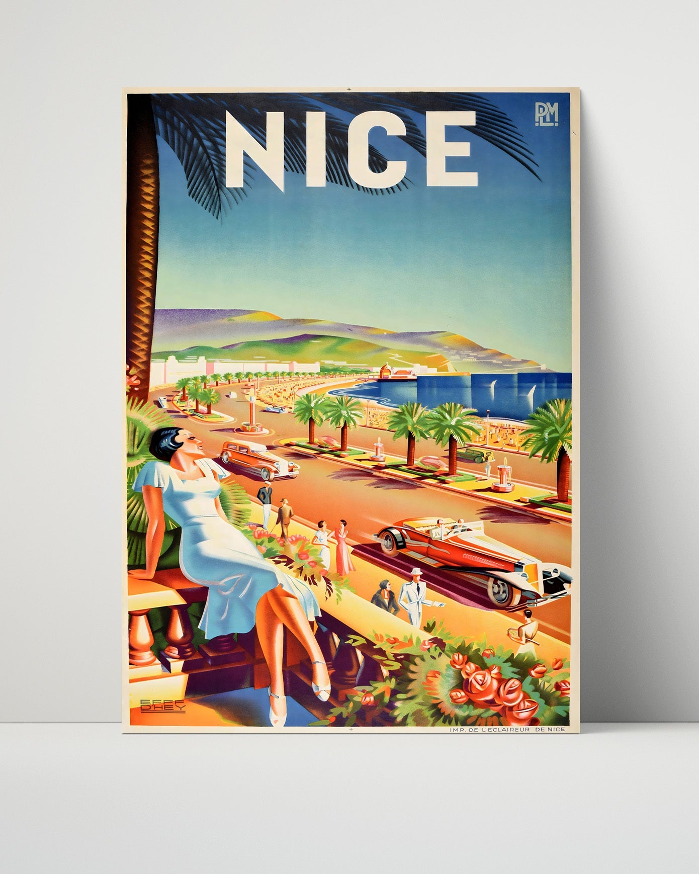 Classic Travel Poster - France - Nice