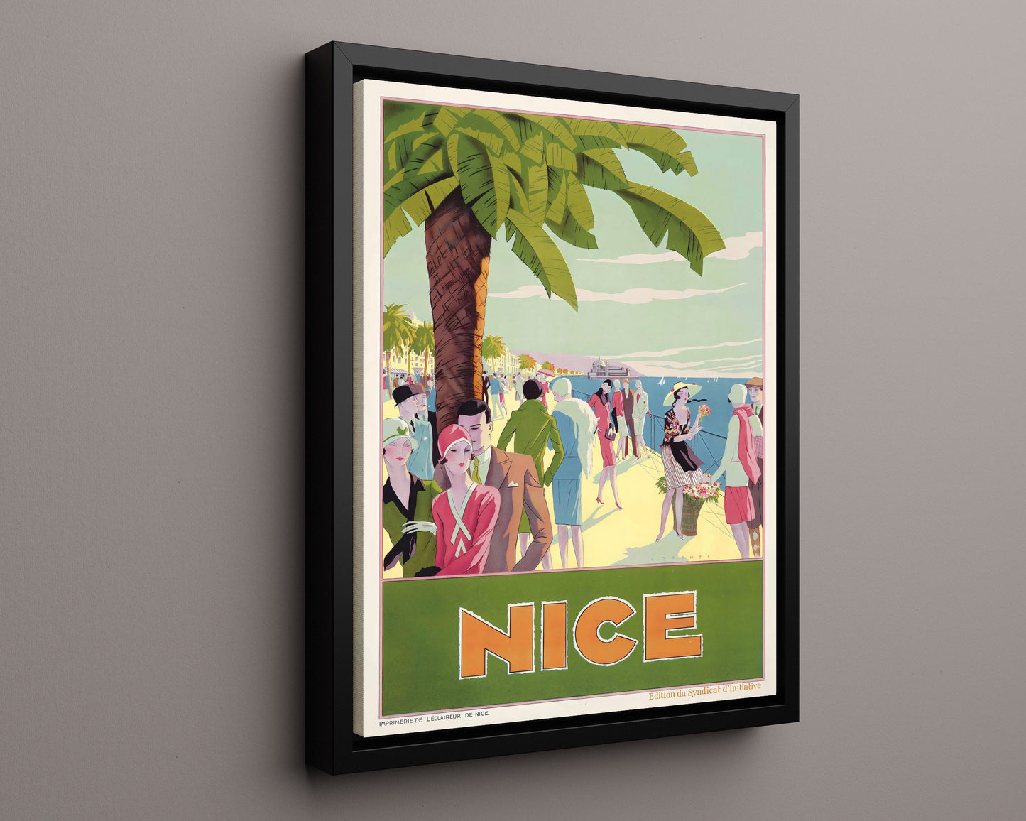 Classic Travel Poster - France - Nice Riviera