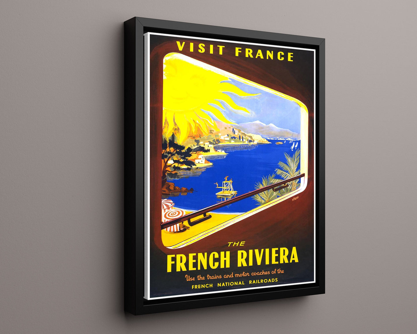Classic Travel Poster - France - Riviera