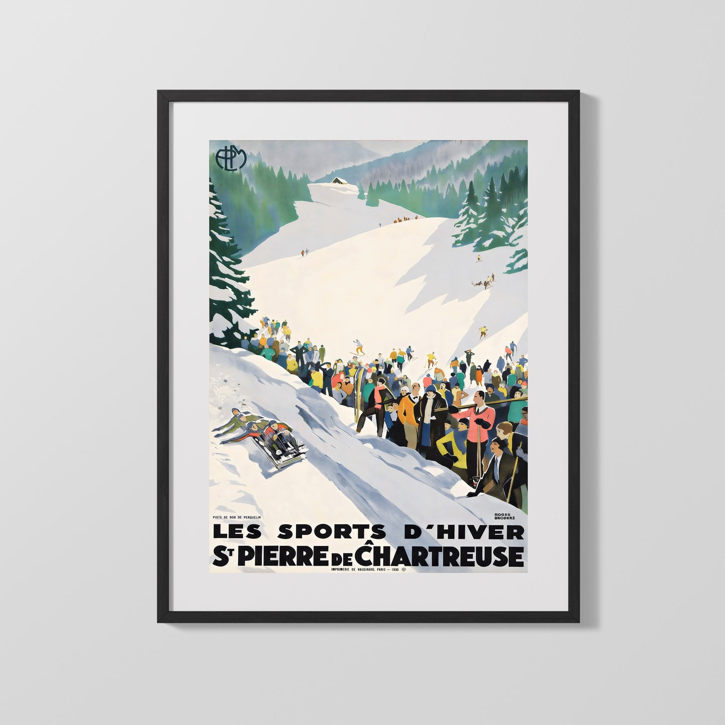 Classic Travel Poster - France - St Pierre de Chartreuse