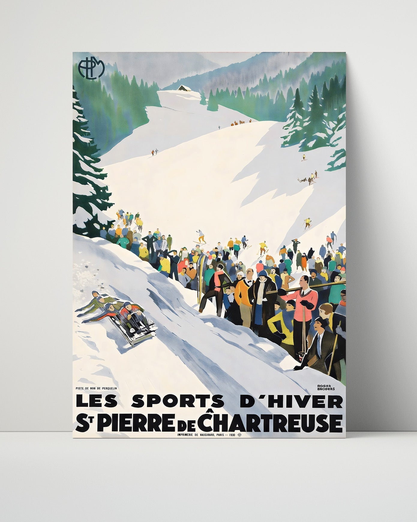 Classic Travel Unframed Poster -  France - St Pierre de Chartreuse