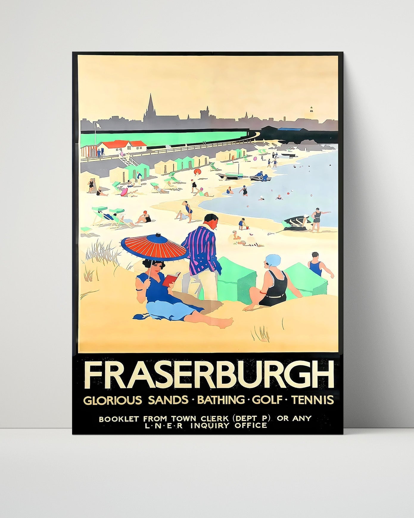 Classic Travel Poster - Fraserburgh - Seaside Holiday