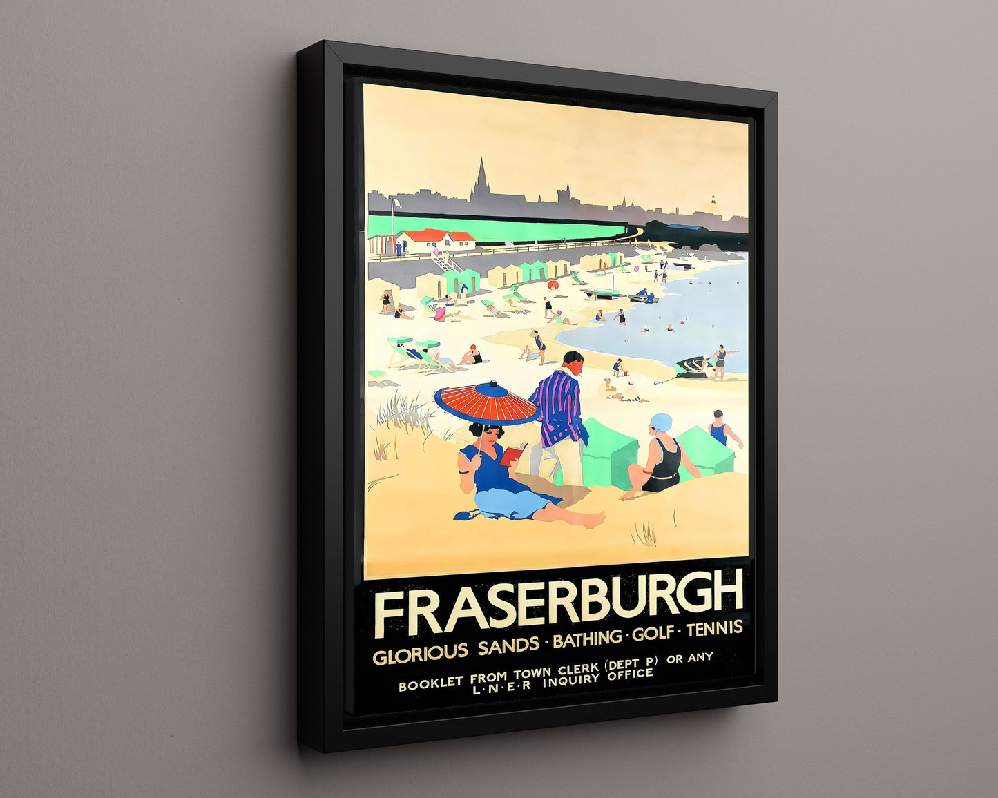 Classic Travel Poster - Fraserburgh - Seaside Holiday