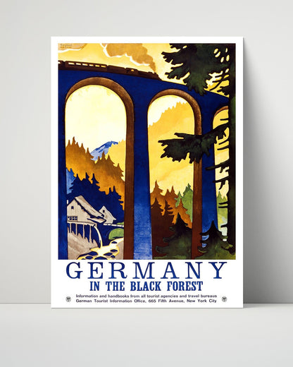 Classic Travel Unframed Poster -  Germany - Black Forest
