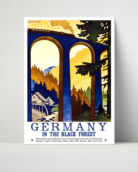 Classic Travel Unframed Poster -  Germany - Black Forest