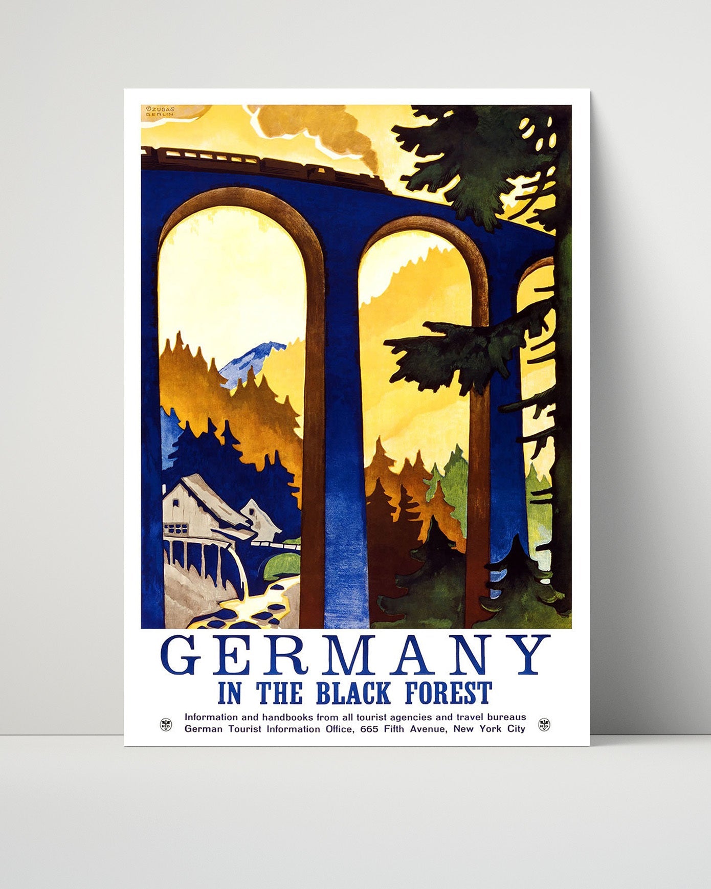 Classic Travel Poster - Germany - Black Forest
