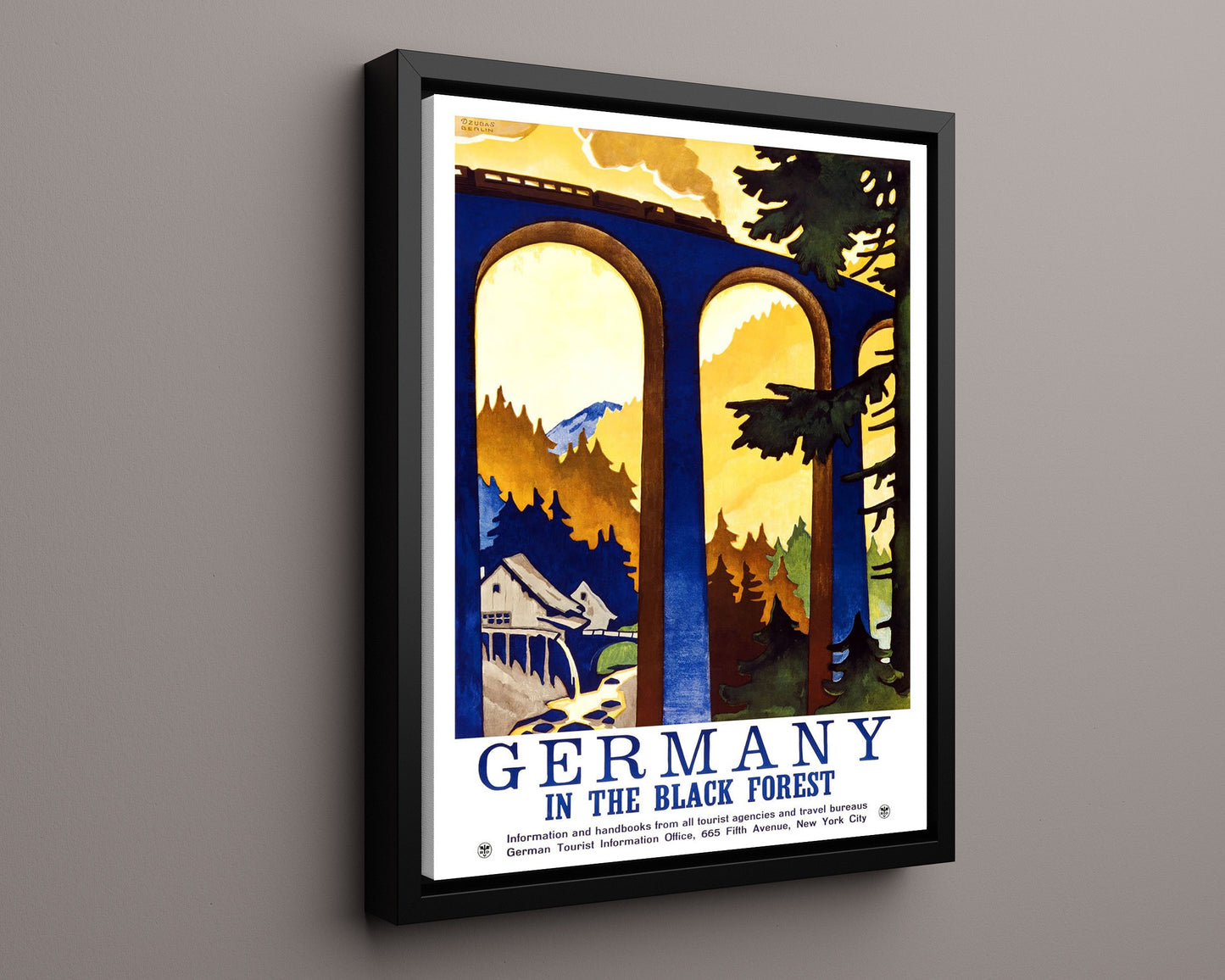 Classic Travel Poster - Germany - Black Forest