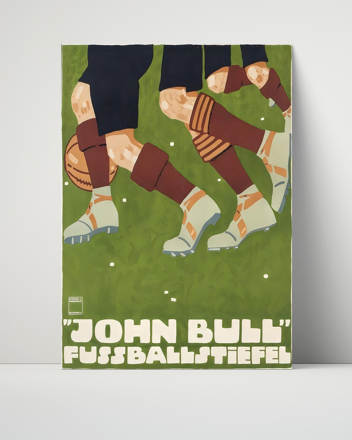 Classic Travel Poster - Germany - John Bull Football