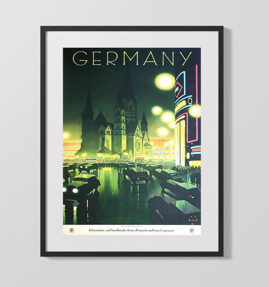 Germany Kaiser Wilhelm Church - Travel - 16x20 Gallery Frame
