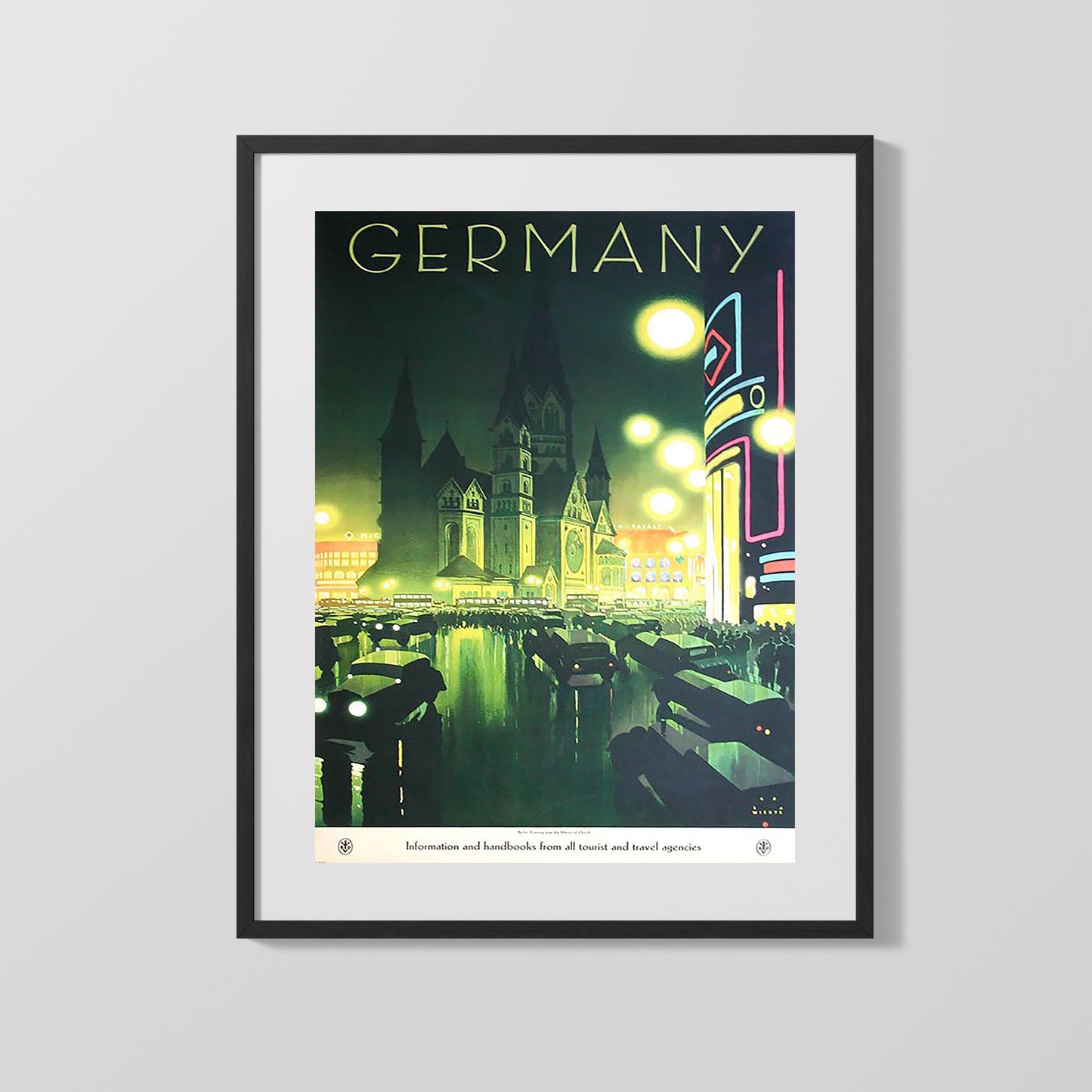 Classic Travel Poster - Germany - Kaiser Wilhelm Church